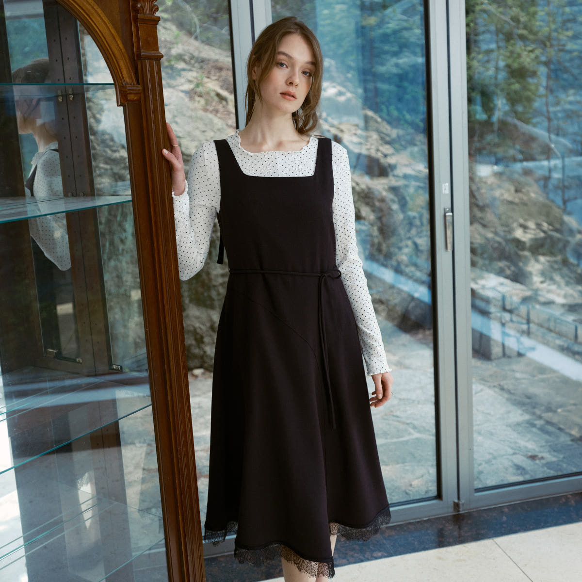 쥬시쥬디 스퀘어넥슬림원피스 J1OP624A 가격 비교 JUCYJUDY 쥬시쥬디 스퀘어넥슬림원피스 J1OP624A
