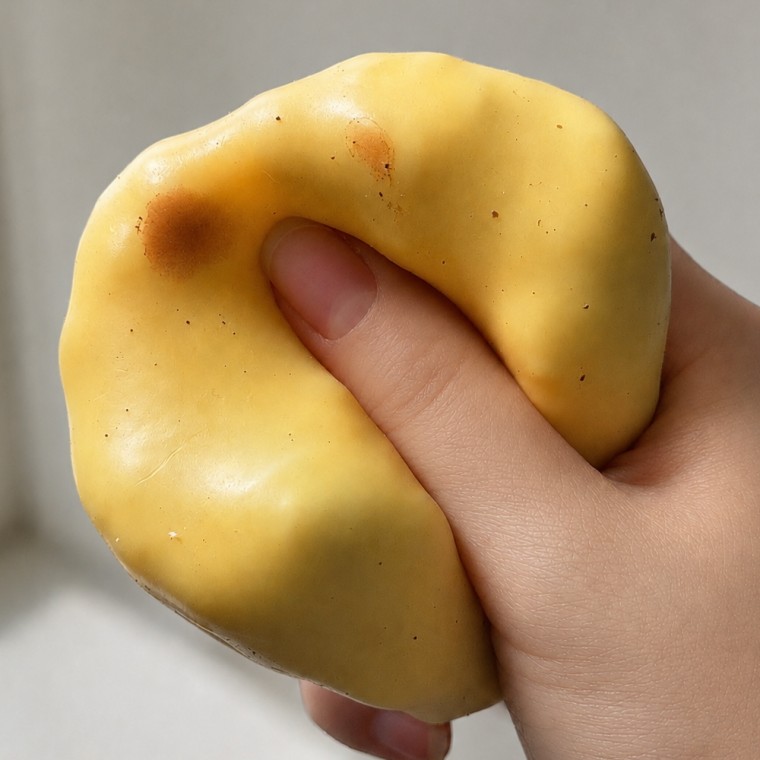 D감자빵 말랑이 슬랑이 크런치 스퀴시 스트레스볼 피젯토이 촉감놀이 - 상품 이미지