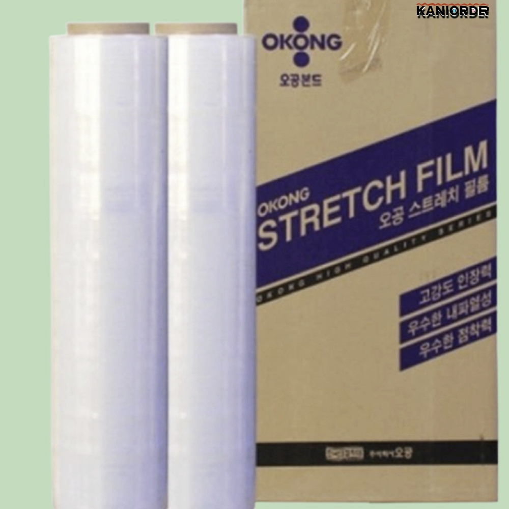 스트레치 랩 필름 파렛트 박스 밴딩 공업 박스 포장 4개18x500x300 - 상품 이미지