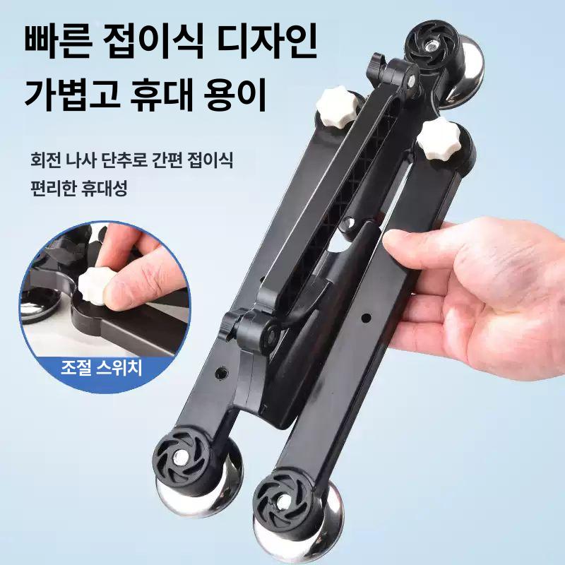 자동 알람 삼각 접이식 휴대용 겨울 낚시 래프트 낚싯대 바닥에 세워 사용하는 얼음낚시 거치대 자동경보기능포함 - 상세 이미지 4