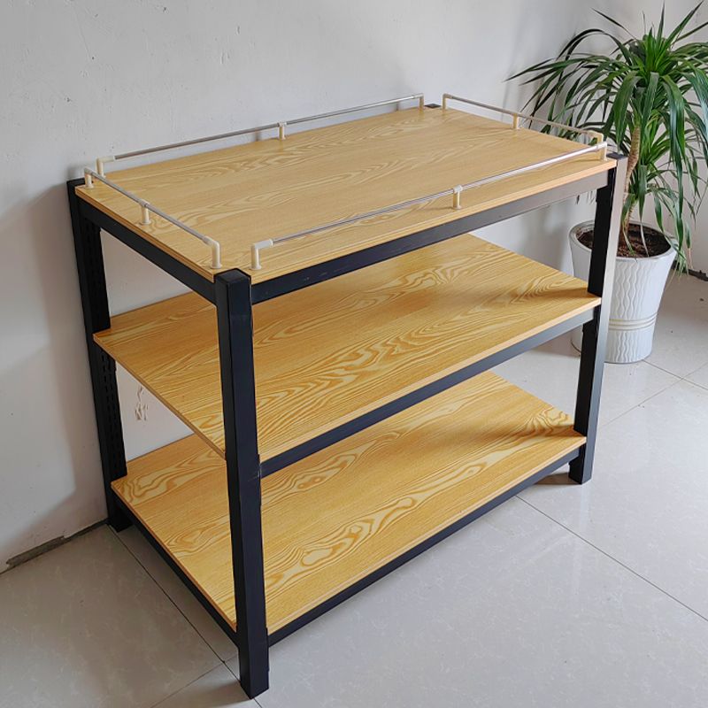 철제 우드 계단형 매장진열대 상품선반 2 단 120x80x85 cm - 상세 이미지 2