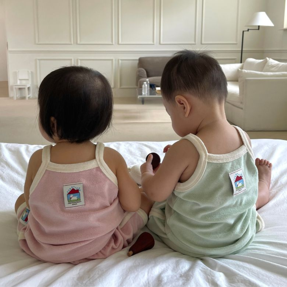 지니윤 오가닉 아기 상하복 상하세트 천연염색 아기옷 가을 여름 등원룩 - 상세 이미지 3