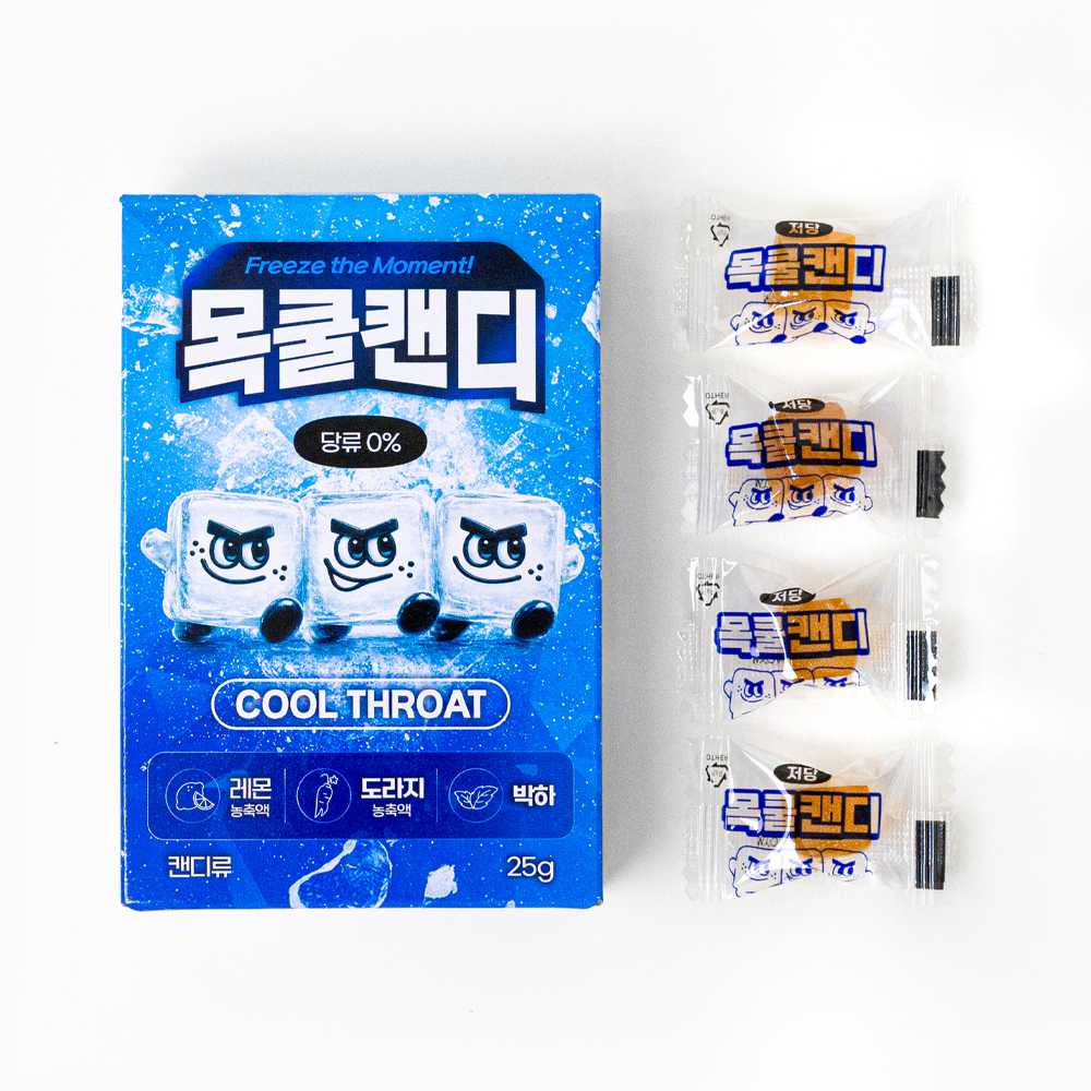 묘미담 저당 무설탕 목쿨캔디 도라지 목캔디 25g - 상품 이미지