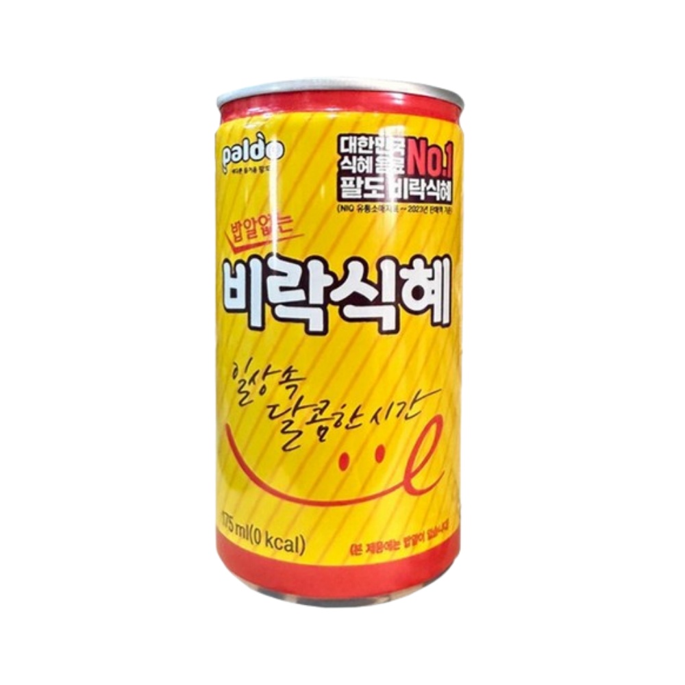 비락 제로 식혜 옛날 찜질방 식혜 밥알 없는 비락 175 감주 캔식혜 175ml, 30개 - 상세 이미지 2