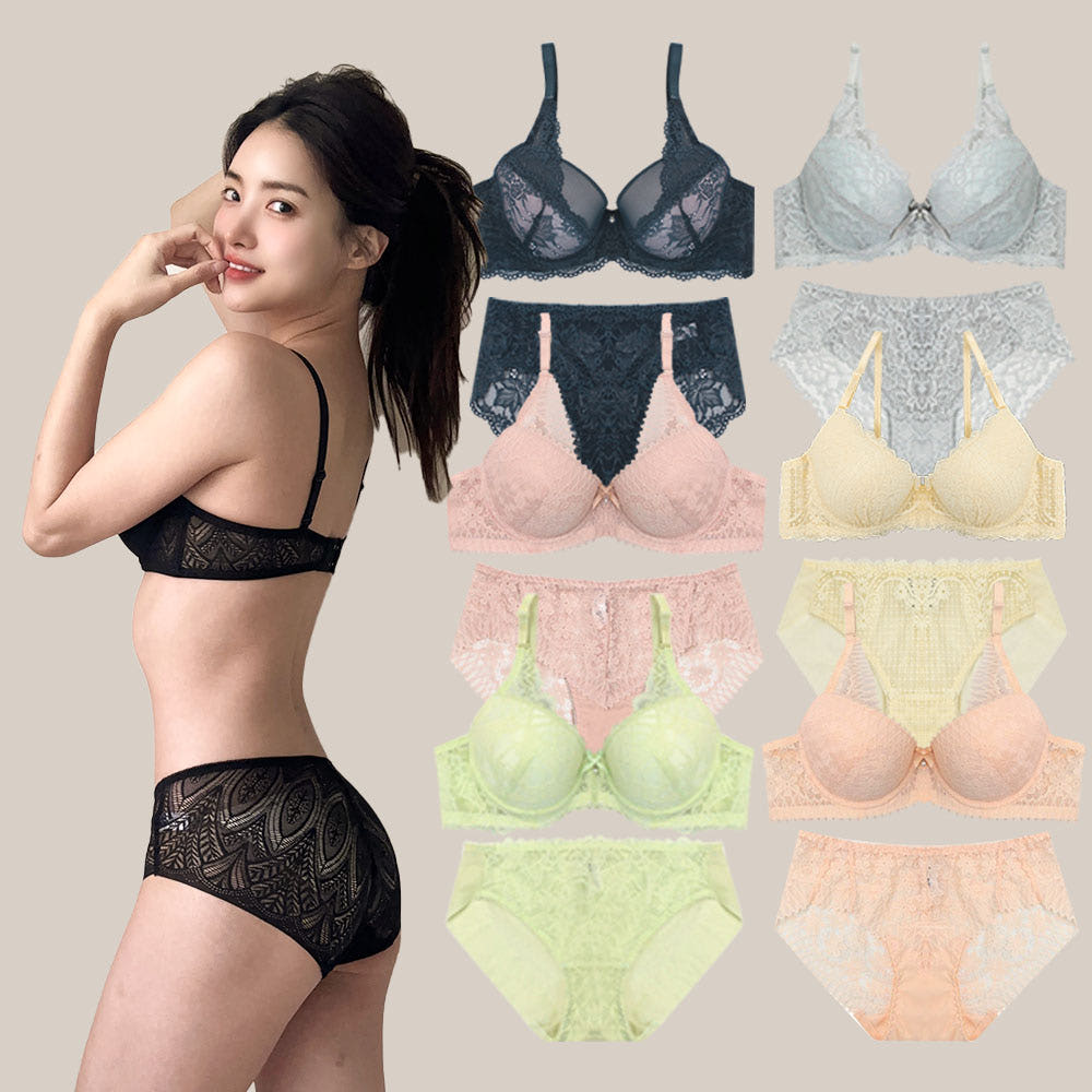 여성속옷 노와이어 볼륨업 몰드 레이스 브라 팬티 햄팬티 세트 가격 비교 커먼멜로우 언더웨어 여성속옷 노와이어 볼륨업 몰드 레이스 브라 팬티 햄팬티 세트