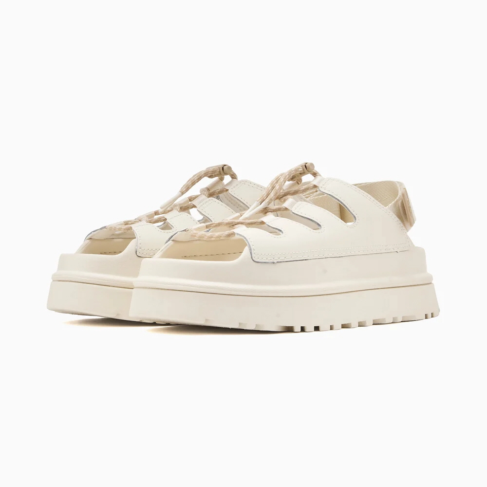 UGG 어그 골든글로우 토글 우먼스 플랫폼 샌들 화이트 1179370-JSM 이미지 7