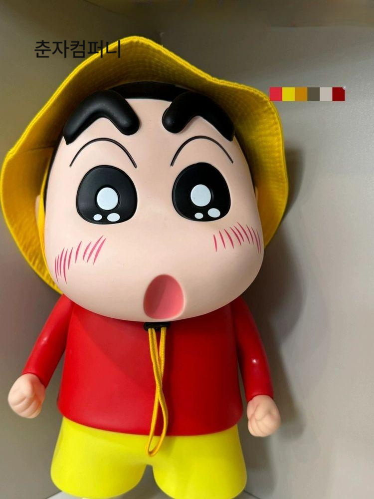 짱구 대형 피규어 40cm 크레용신짱 모델 선물 장식 인테리어 흰둥이 28cm - 상세 이미지 3