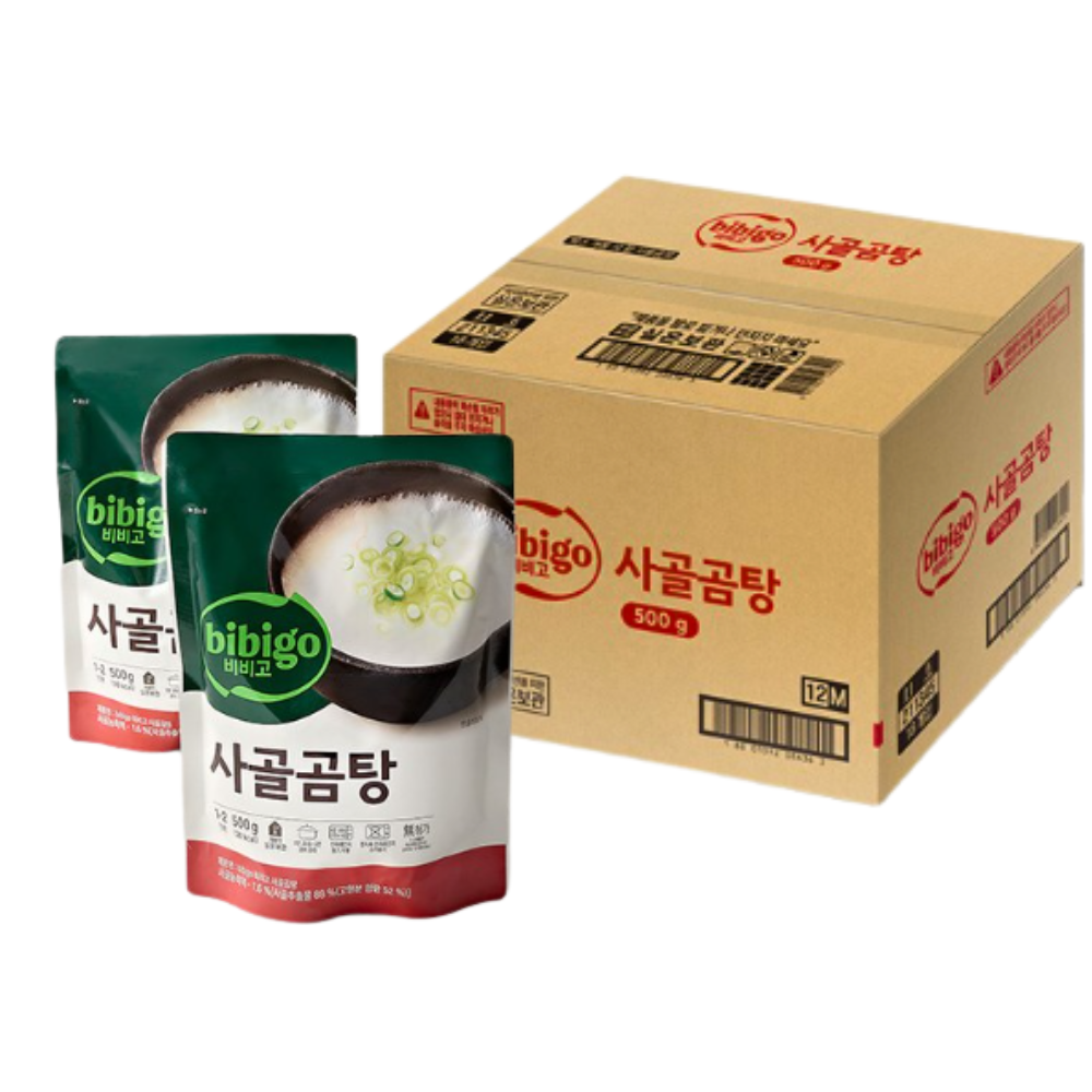 비비고 사골곰탕 500g x18개 1박스 - 상품 이미지