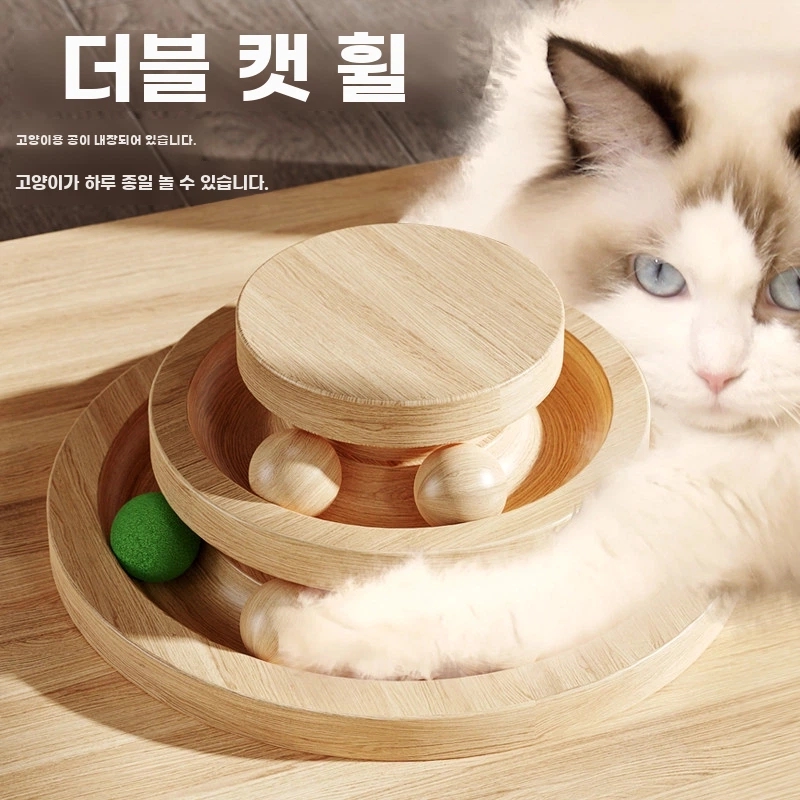 우주캡슐캣타워 고양이 대형 기둥 스크래쳐 캣워크 기본형 - 상세 이미지 4