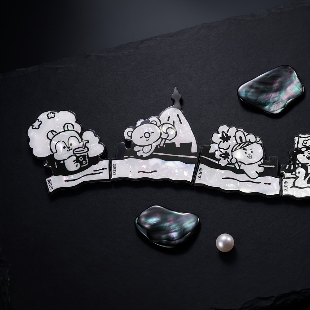 BT21 홀로그램 퍼즐 마그넷 블라인드 박스 랜덤 구성 냉장고 자석 현관 꾸미기 - 상세 이미지 5