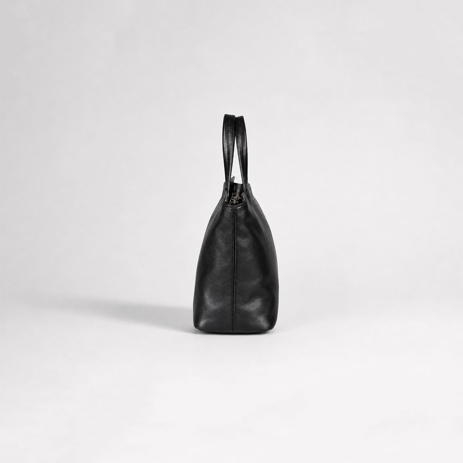 naos tote 나오스 토트백 블랙 양가죽 가방 핸드백 가죽공방 수제가방 - 상세 이미지 3