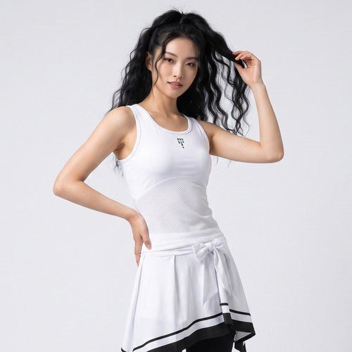 엠씨엔 여성용 자전거이너웨어 냉감 매쉬 커버 민소매 나시 이미지 6