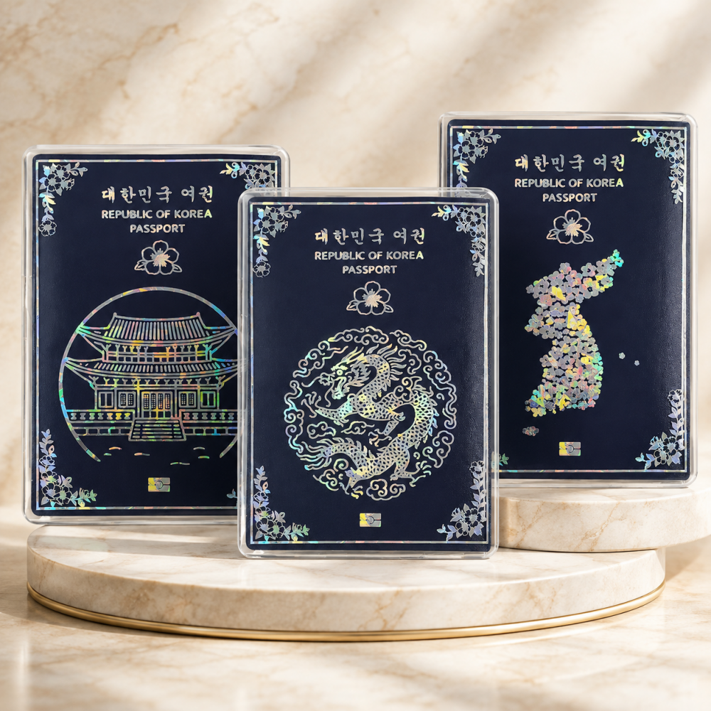 가룸 자개박 여권케이스 클리어 국내제작 여권커버 - 상세 이미지 2