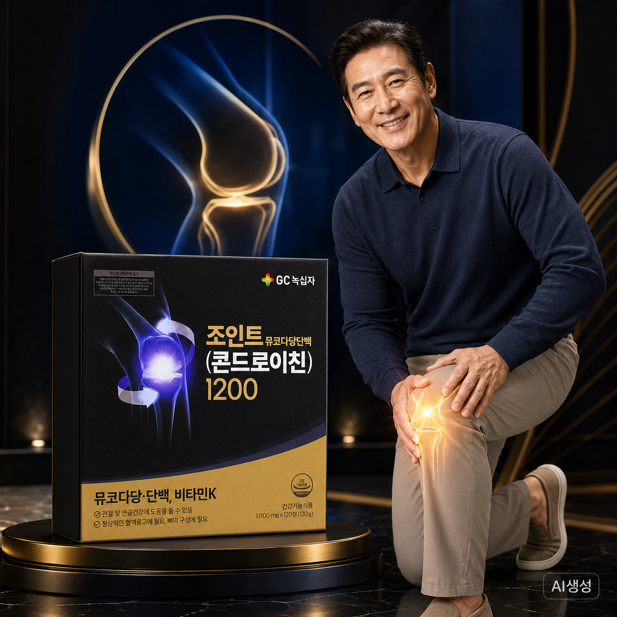120정 2개월분 녹십자 콘드로이친 조인트 1200 뮤코다당단백 관절 연골 건강 영양제 - 상세 이미지 2