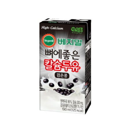 정식품 베지밀 뼈에좋은 칼슘두유 검은콩 190ml,