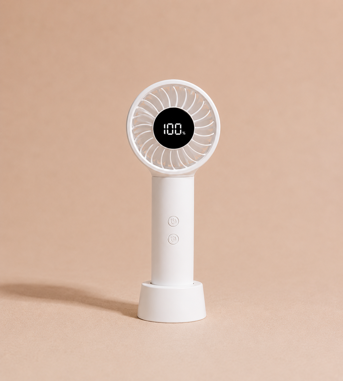 부이 2in1 자동 회전 100단 선풍기 핸디형 스탠드형 무선 선풍기 - 상품 이미지