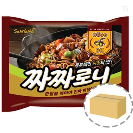 올라 짜짜로니 짜장라면 봉지 라면 1박스 40개