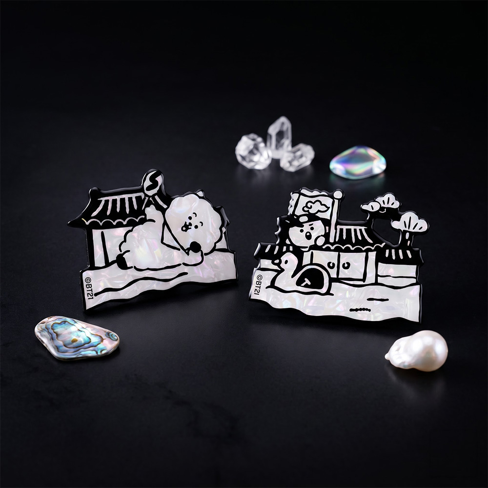 BT21 홀로그램 퍼즐 마그넷 블라인드 박스 랜덤 구성 냉장고 자석 현관 꾸미기 - 상세 이미지 3