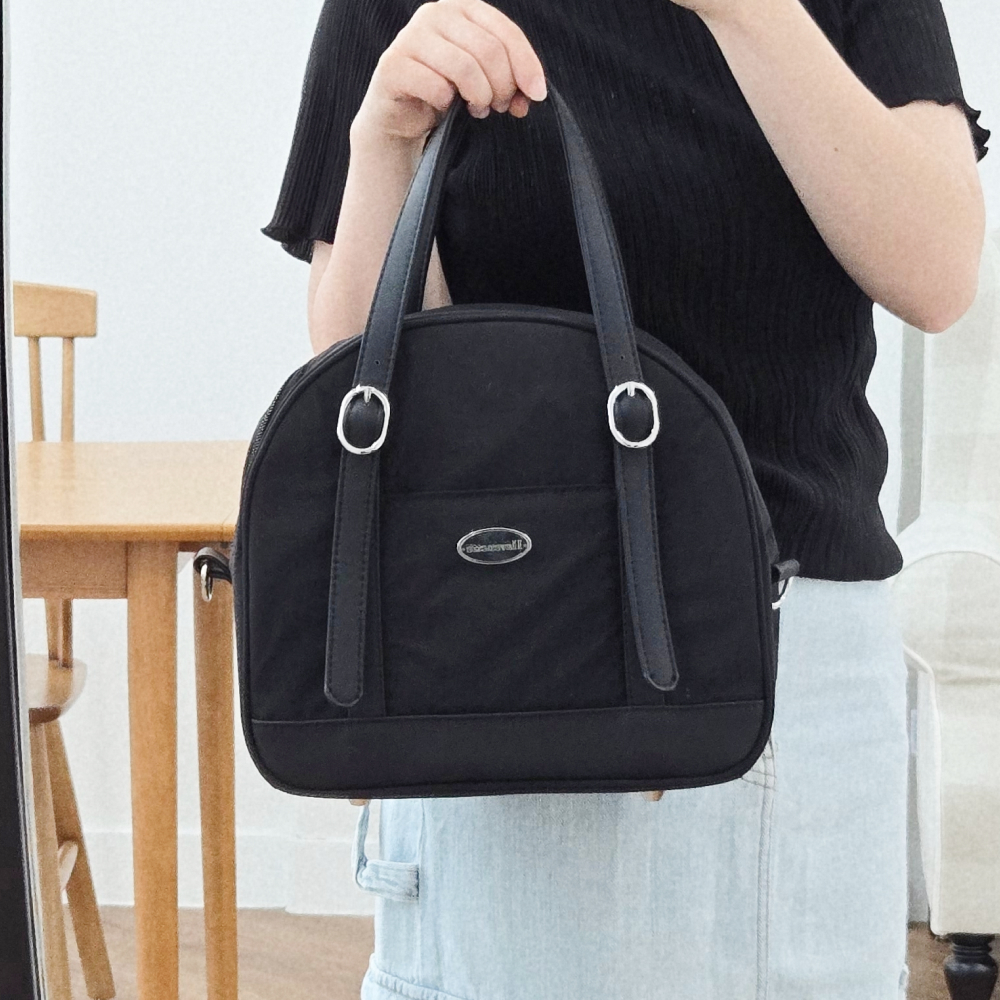 헤이브넷 줄리백 이유식 보냉가방 도시락 소프트 쿨러백 외출 피크닉가방 블랙 - 상품 이미지