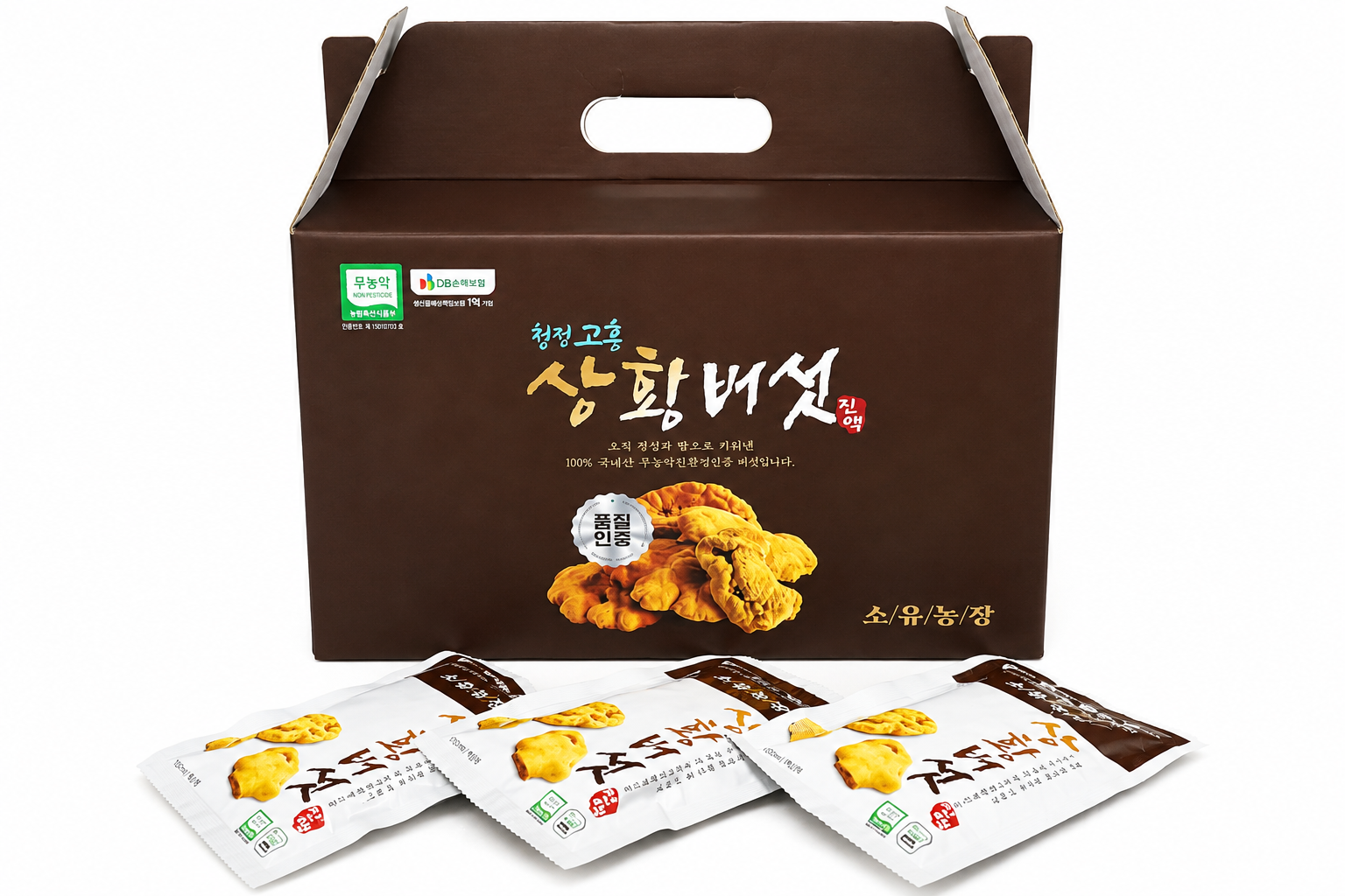 국산 무농약 상황버섯진액 GAP인증 버섯즙 부모님선물 효도선물 45포, 1개 - 상품 이미지