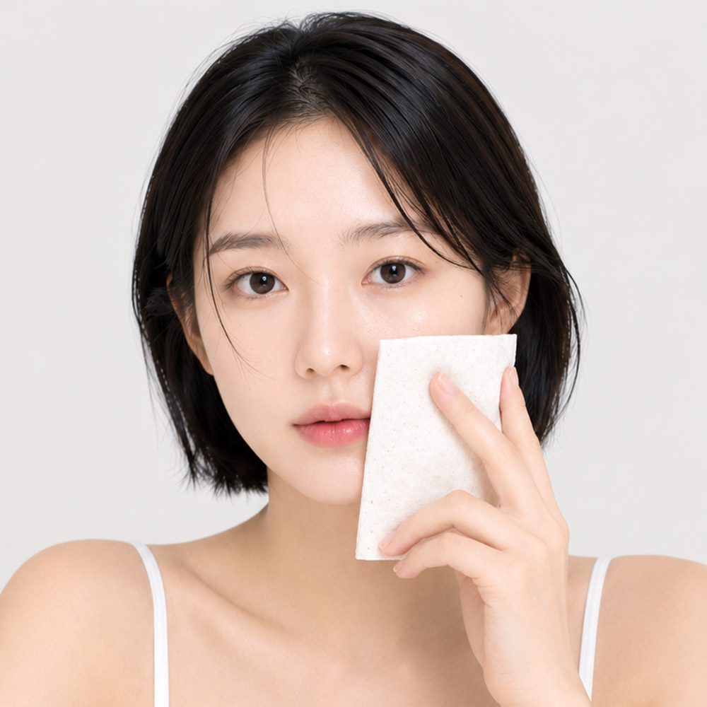 베베솜 무표백 순면 100 일회용 페이스타올 수건 대용 고급형 페이셜티슈 180매 - 상세 이미지 4