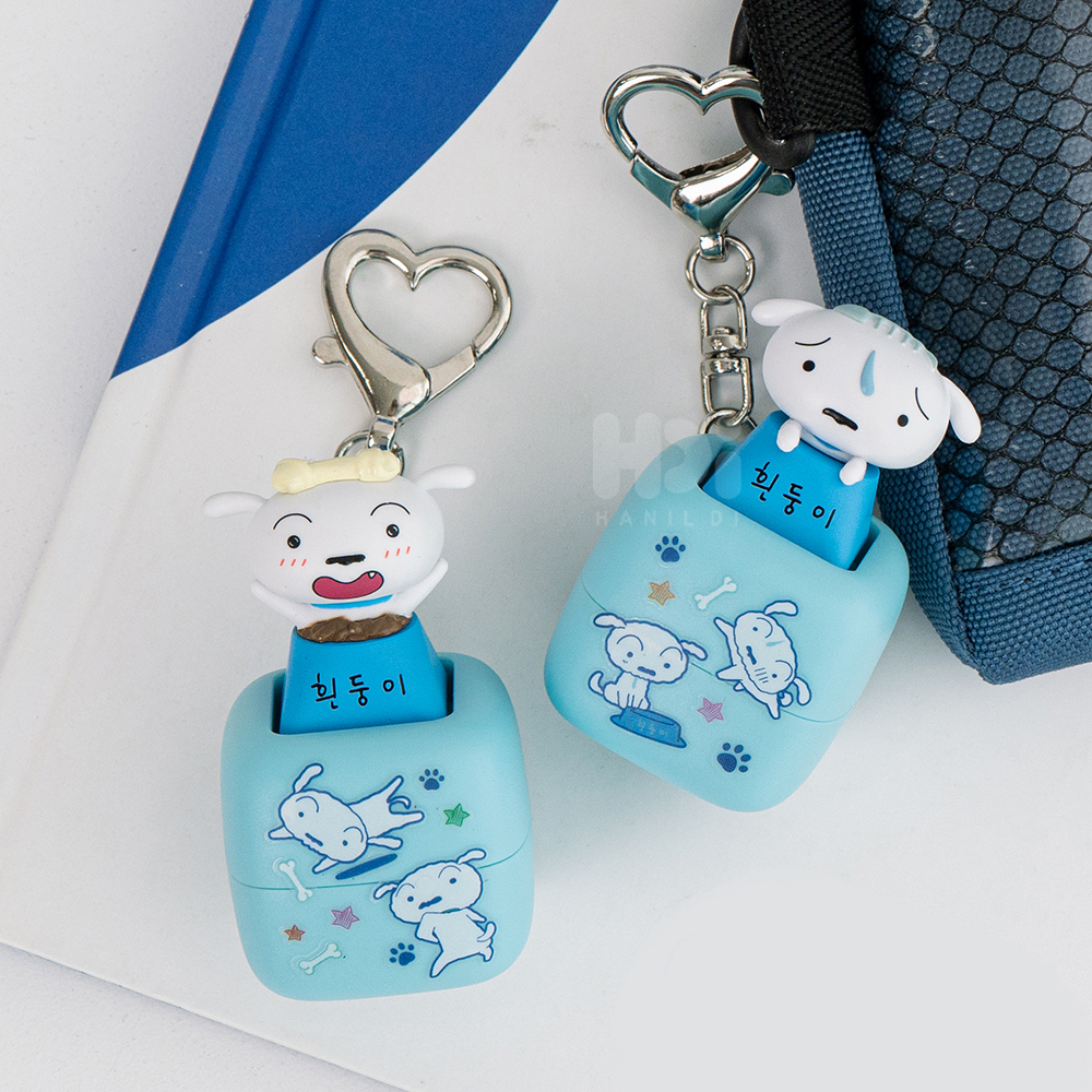 레토 짱구 흰둥이 키캡 키링 - 상세 이미지 4