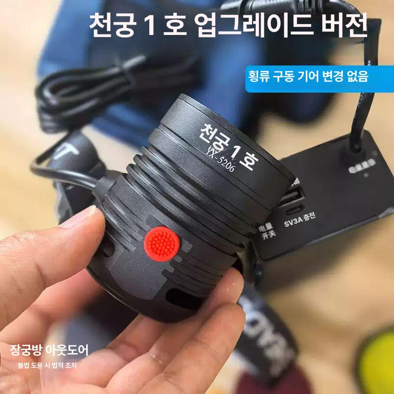 조절 강광 헤드램프 장시간 사용 야외용 30 A 웜화이트 - 상세 이미지 2