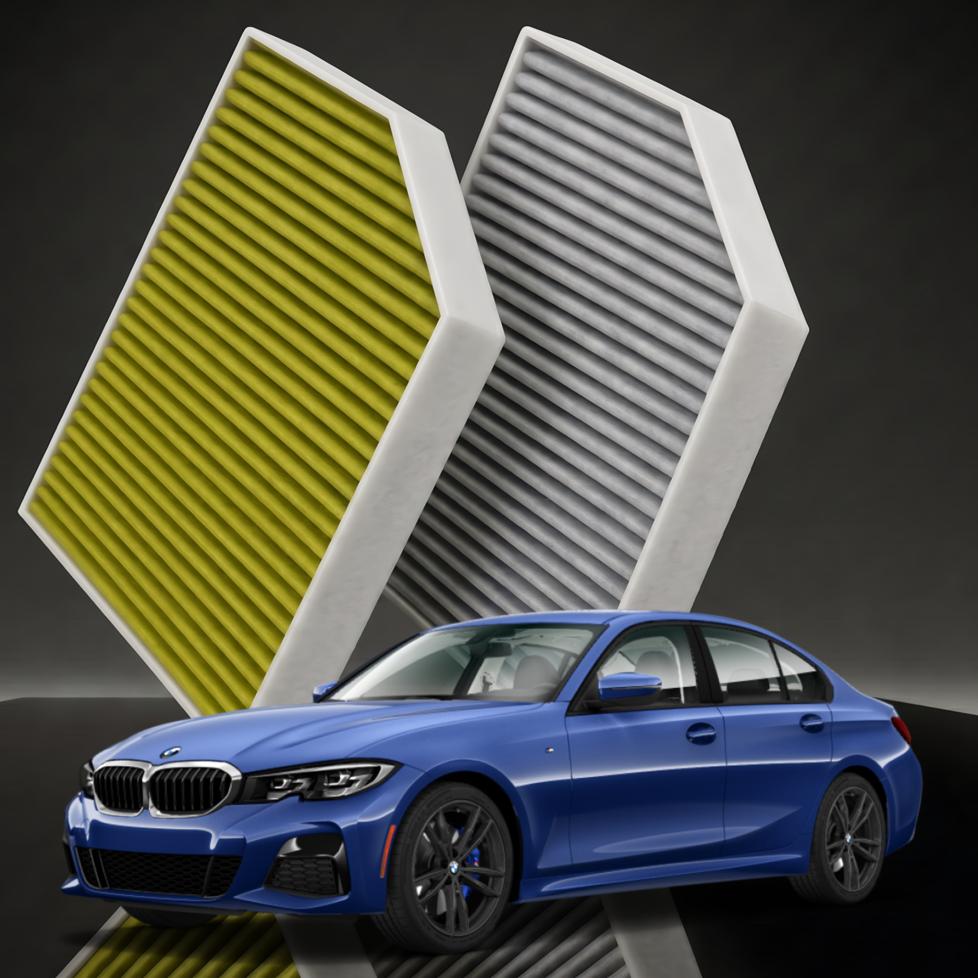 [호환] 1+1 파이널 BMW 3시리즈 G20 에어컨필터 활성탄 냄새차단 제거 PM 0.3 - 상품 이미지