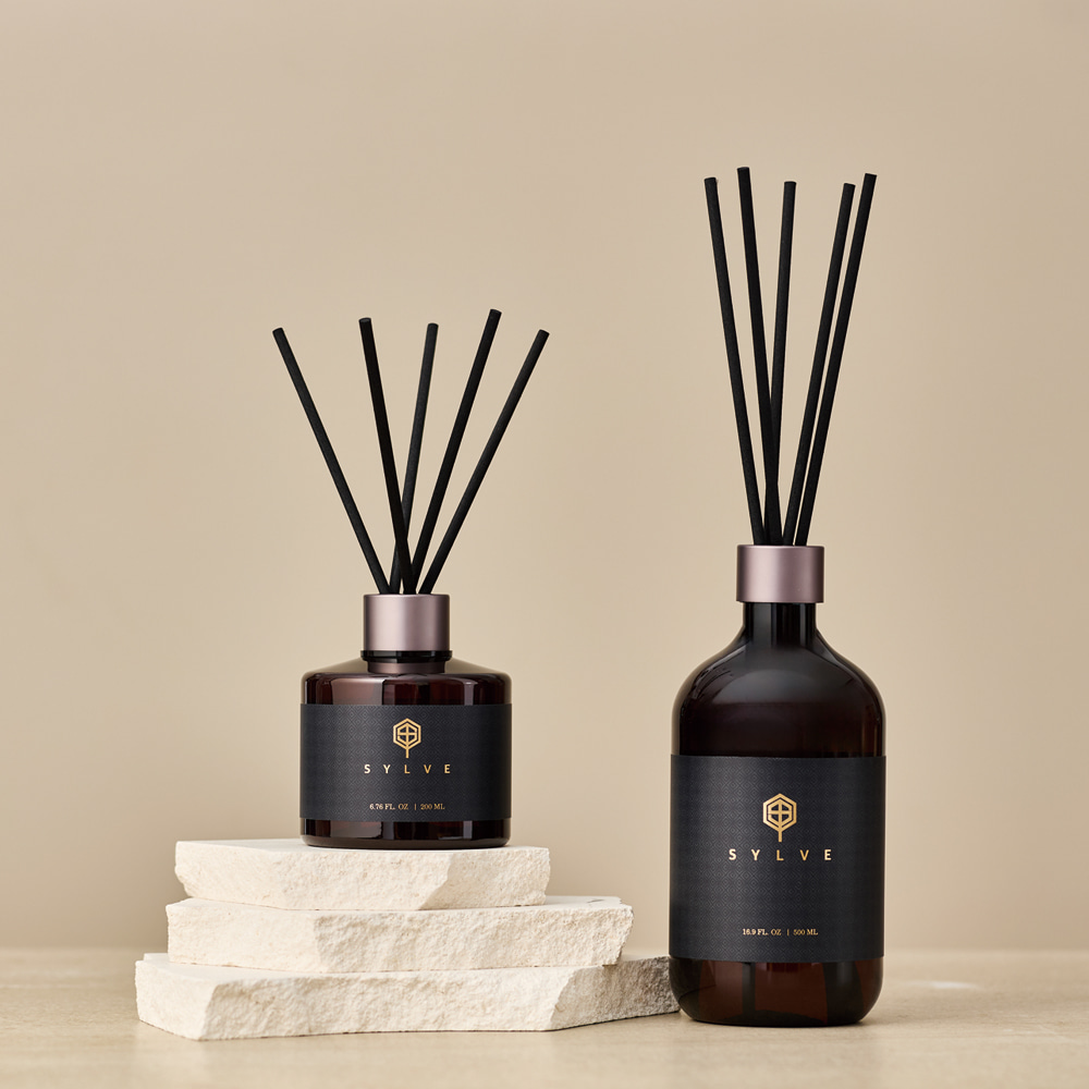 [2+3개입]실브 디퓨저 대용량 500ml 200ml 선물세트 실내 방향제 천연 프리미엄 선물용 호텔 디퓨져 비온뒤가든향 휴양지생화향 - 상세 이미지 3