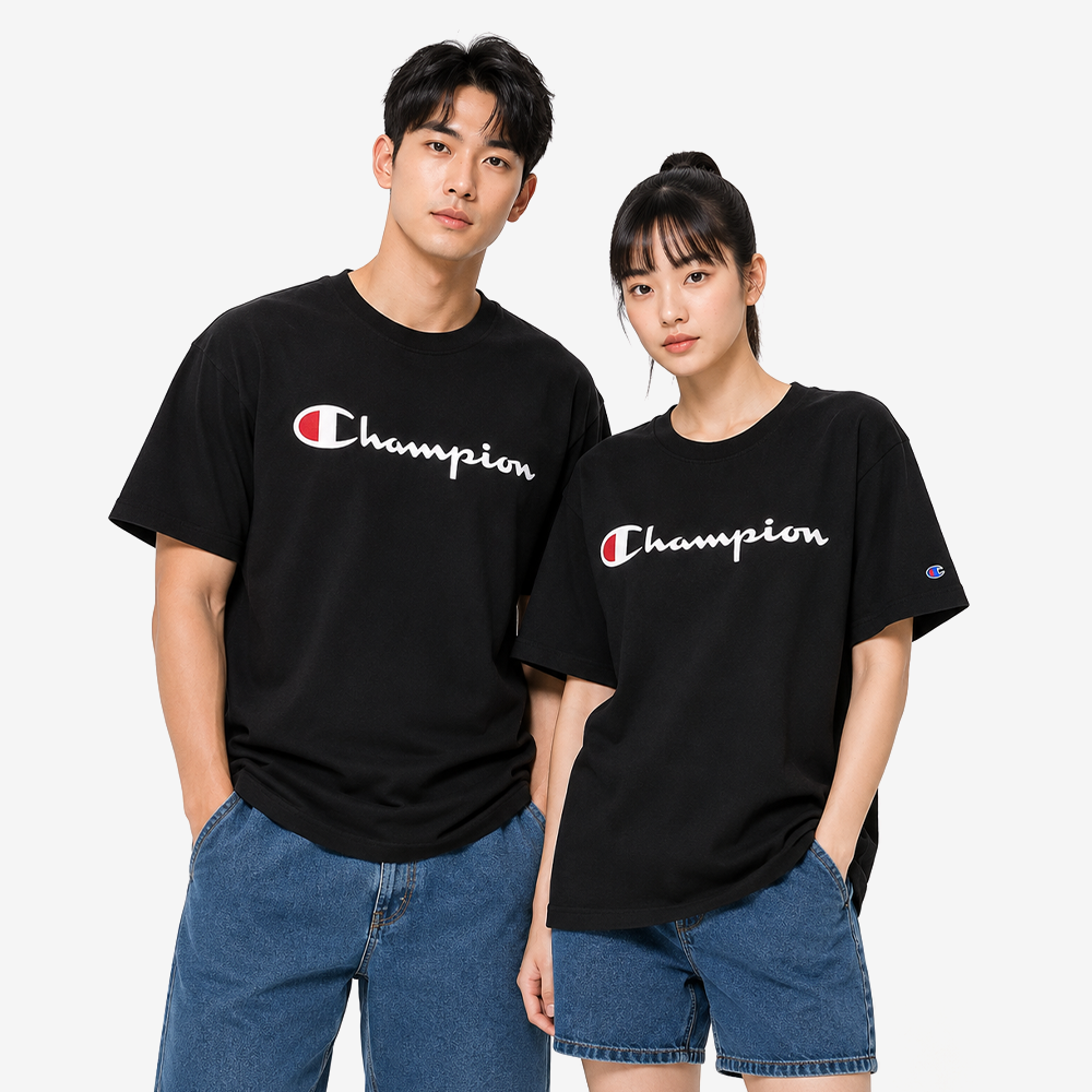 챔피온 스크립트 반팔티 GT23H-003 - 상품 이미지