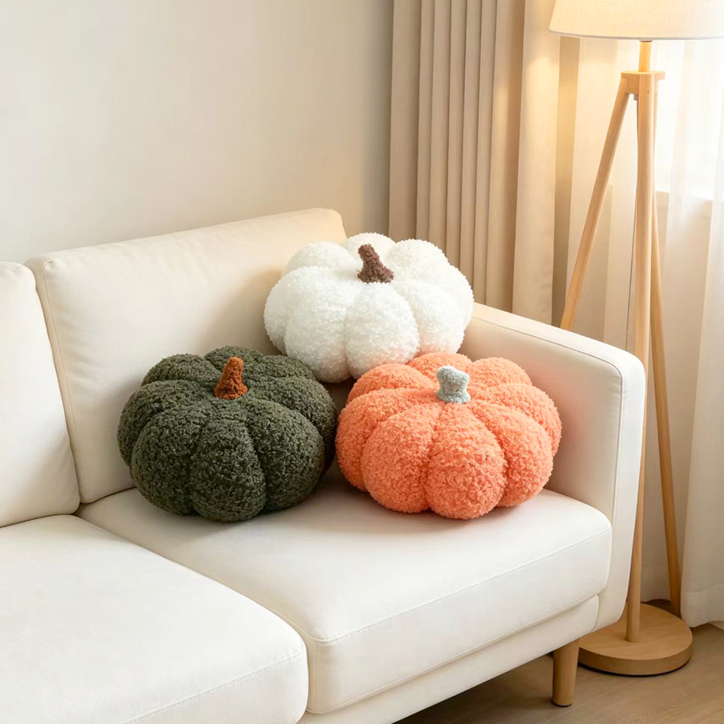 호박쿠션 패브릭 북유럽 쇼파 소파 쿠션 카키, 30cm 이미지 6