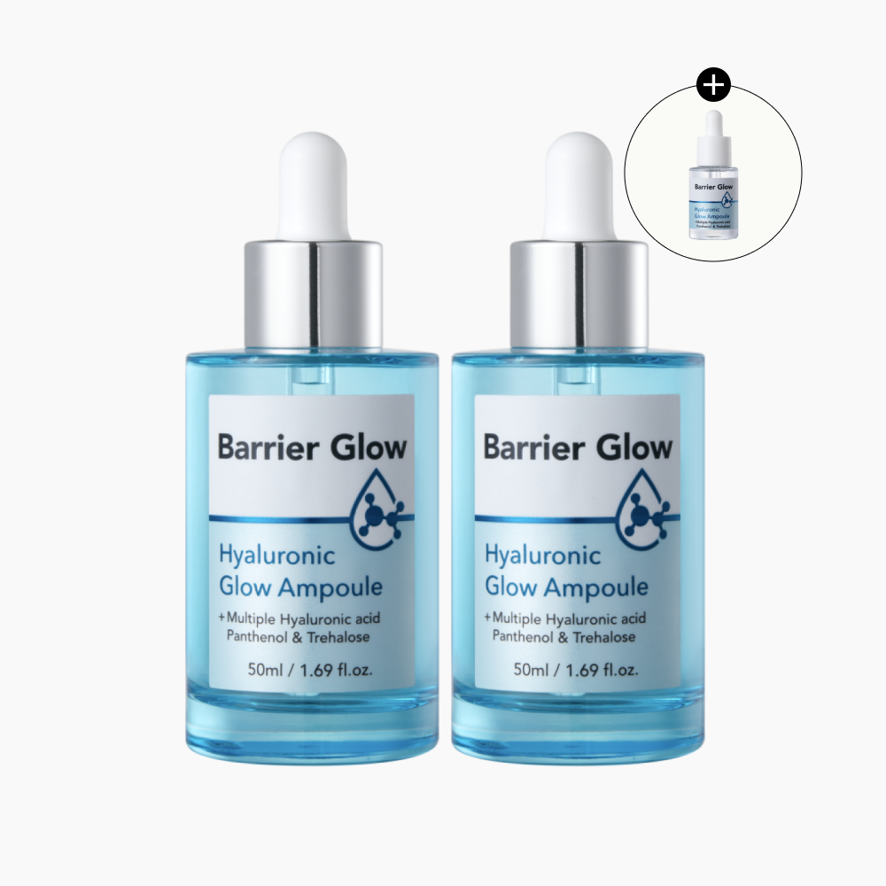 배리어글로우 히알루론산 속건조 진정 수분 스페셜 앰플 55ml, 2개 - 메인 이미지