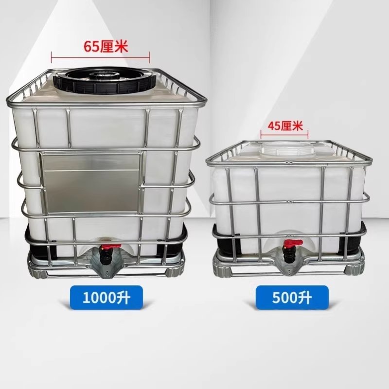 대형 IBC 물탱크 텃밭 농업용 플라스틱 사각 저장통 500L - 상세 이미지 2