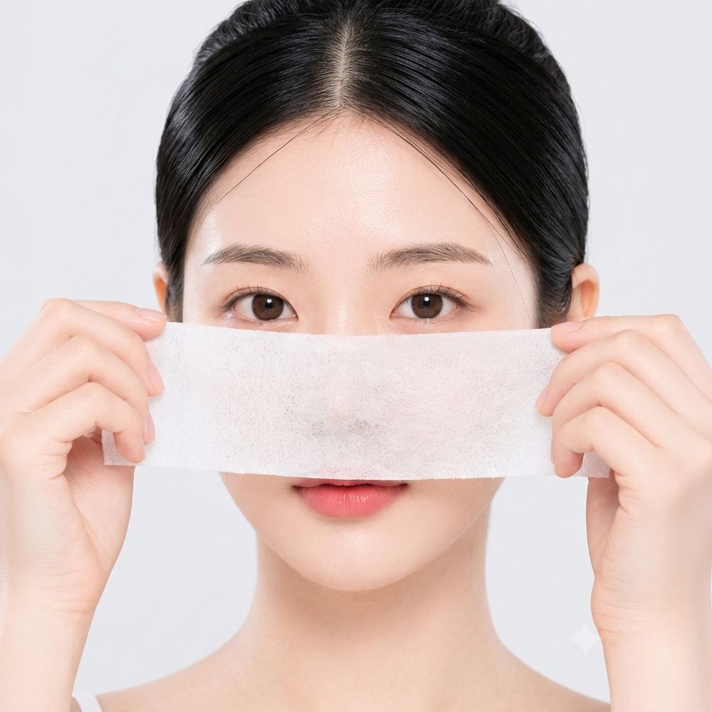 대용량 늘어나는 스트레치 화장솜 스킨팩 머미팩 토너 패드 코팩 클렌징 240매 - 상세 이미지 2