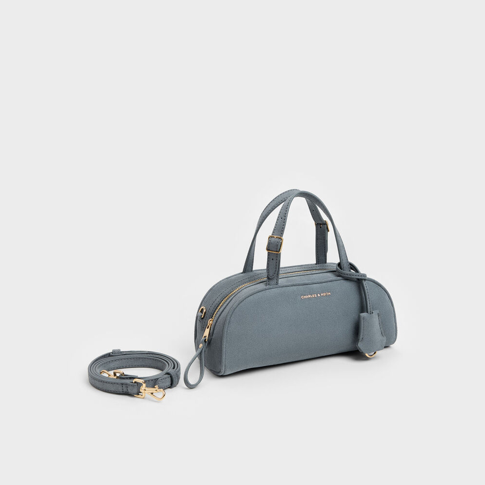 [찰스앤키스] 베가 인조 스웨이드 이롱게이티드 볼링백 스모키 블루 CK2-30271780-1 이미지 6