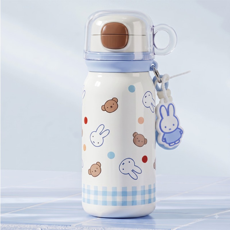텀블러 보온보냉 귀여운 캐릭터 물병 컵포함 미피 570ml 용량 물통 - 상세 이미지 2