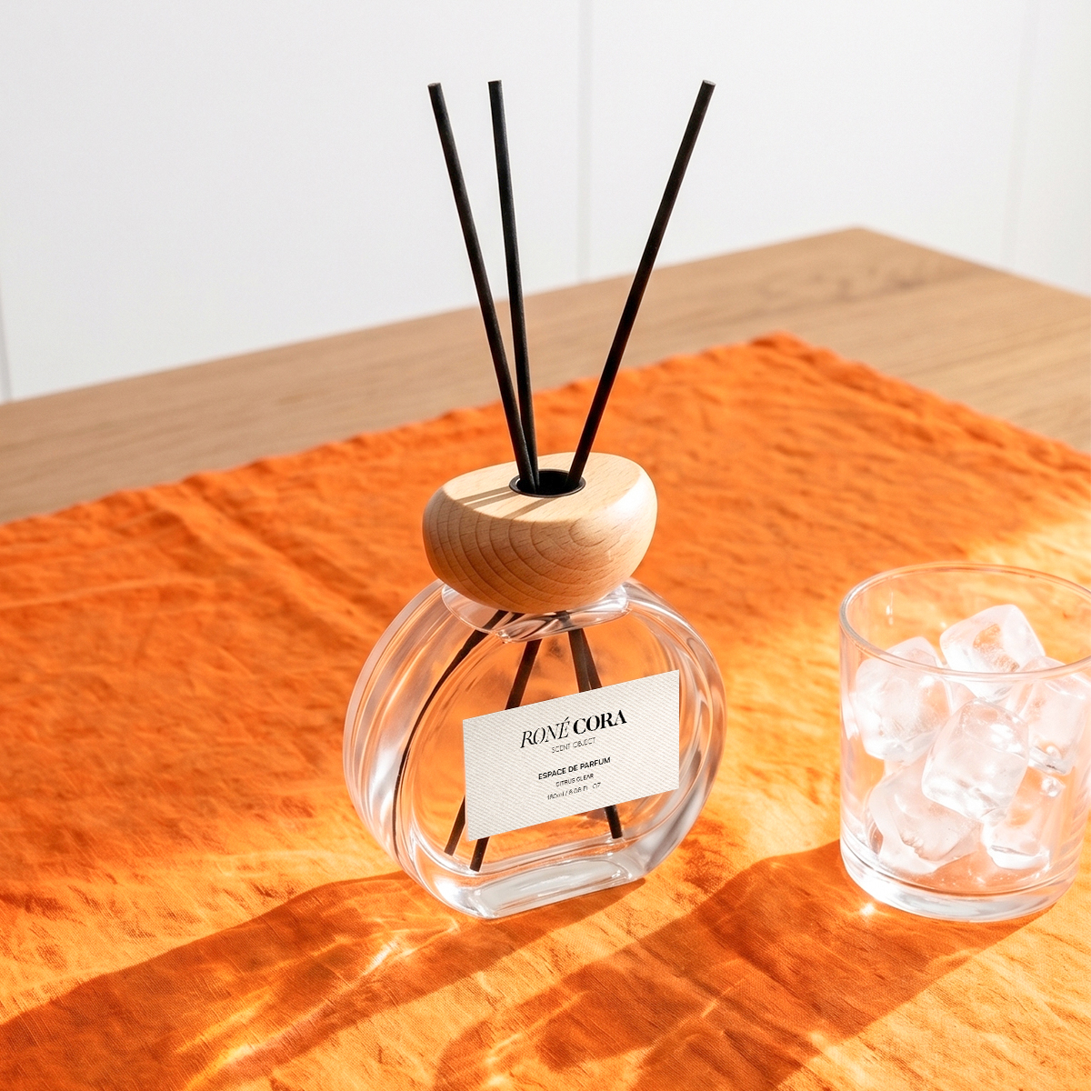 RONECORA 실내 디퓨저 방향제 집들이 선물 오브제 시트러스 클리어, 250ml, 1개 - 상세 이미지 5