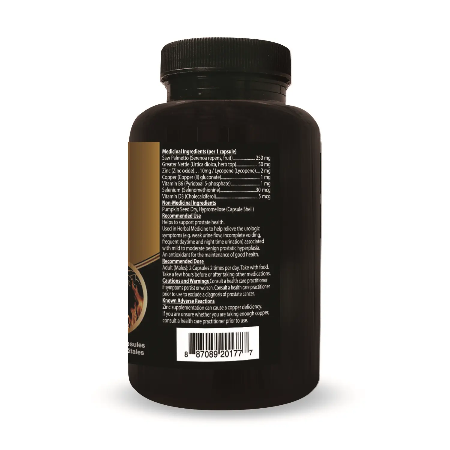 캐나다 프로스타 골드 MAX 소팔메토 쏘팔메토 복합영양제 500mg 120캡슐, 1개 이미지 6