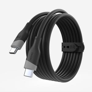 실키 C타입 to C 100W 240W 5A PD 고속충전 케이블 블랙,... 개봉기 | 실사용 후기 - 상품 이미지 1