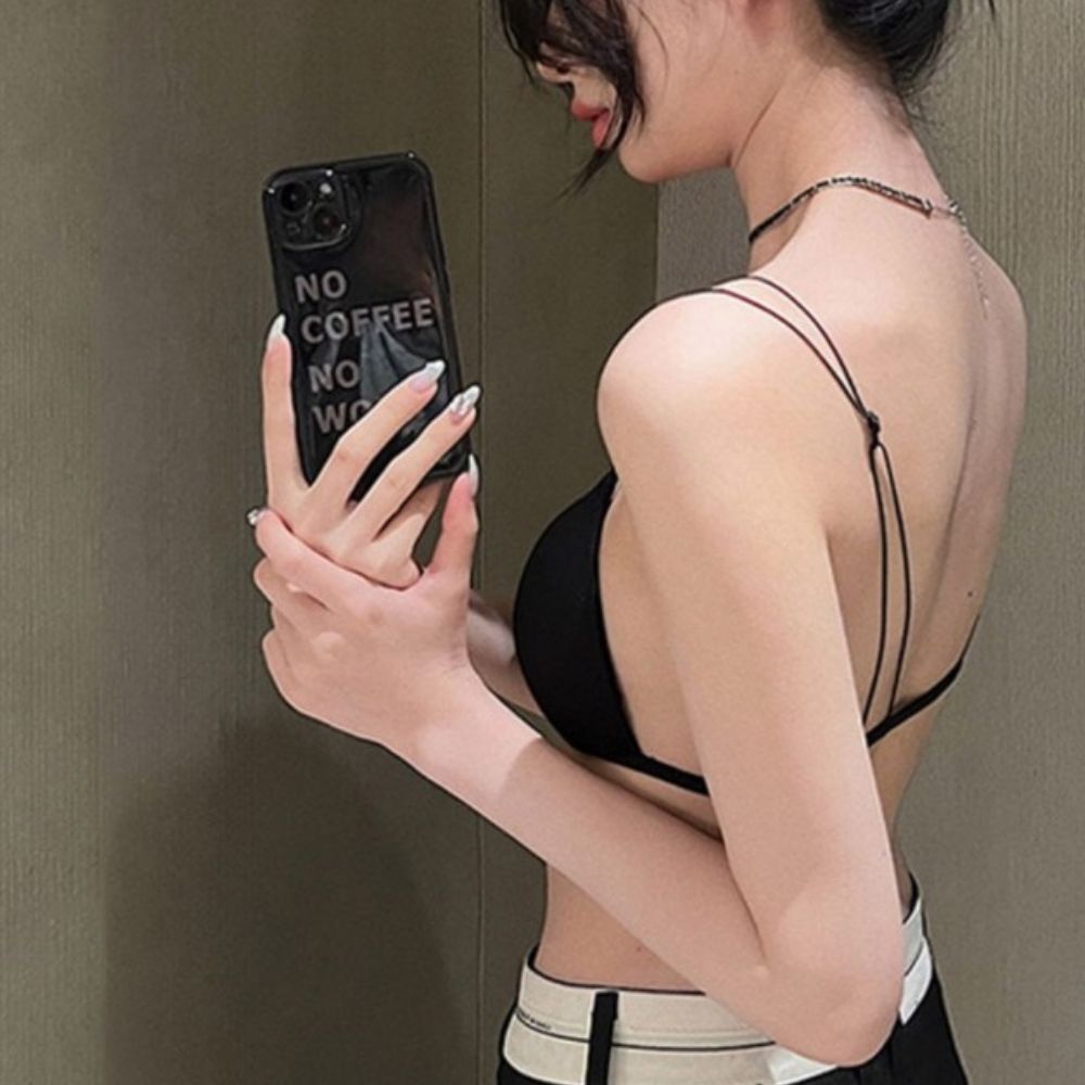 앞후크브라 어깨끈얇은브라 부유방커버 프론트훅 가슴모아주는 이미지 6