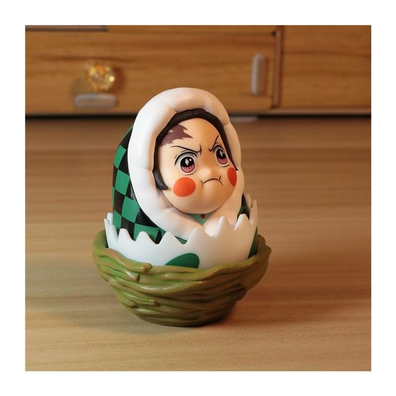귀멸의 칼날 수면 피규어 젠이츠 탄지로 이노스케 네즈코 장식 수면 카츠키 새둥지+무자국 스티커 포함 - 상세 이미지 5