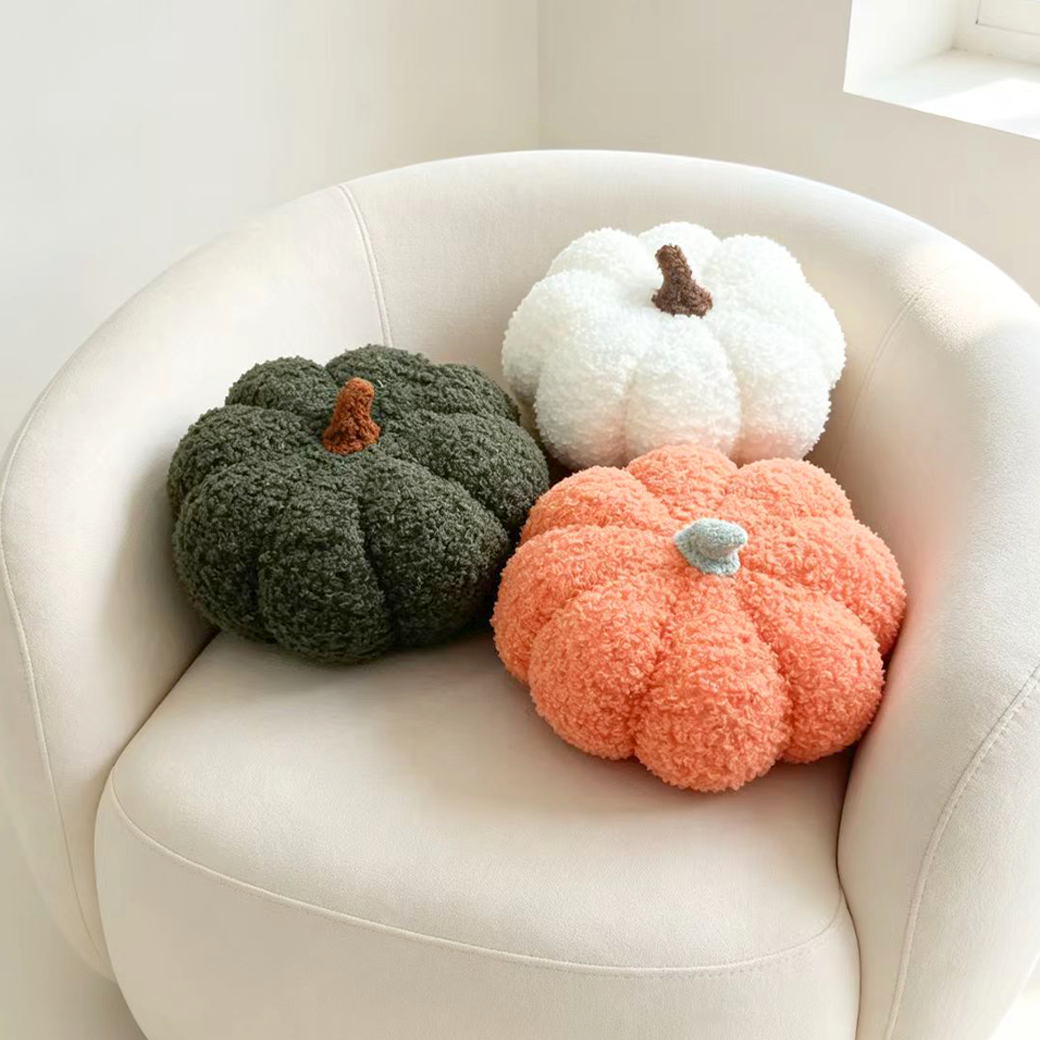 호박쿠션 패브릭 북유럽 쇼파 소파 쿠션 카키, 30cm - 상세 이미지 5