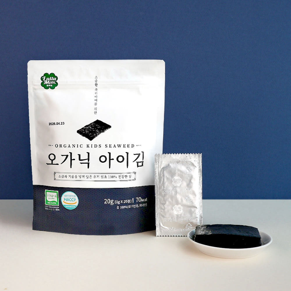 룰루맘 룰루맘 오가닉 무조미 아이김 20g 4+1개