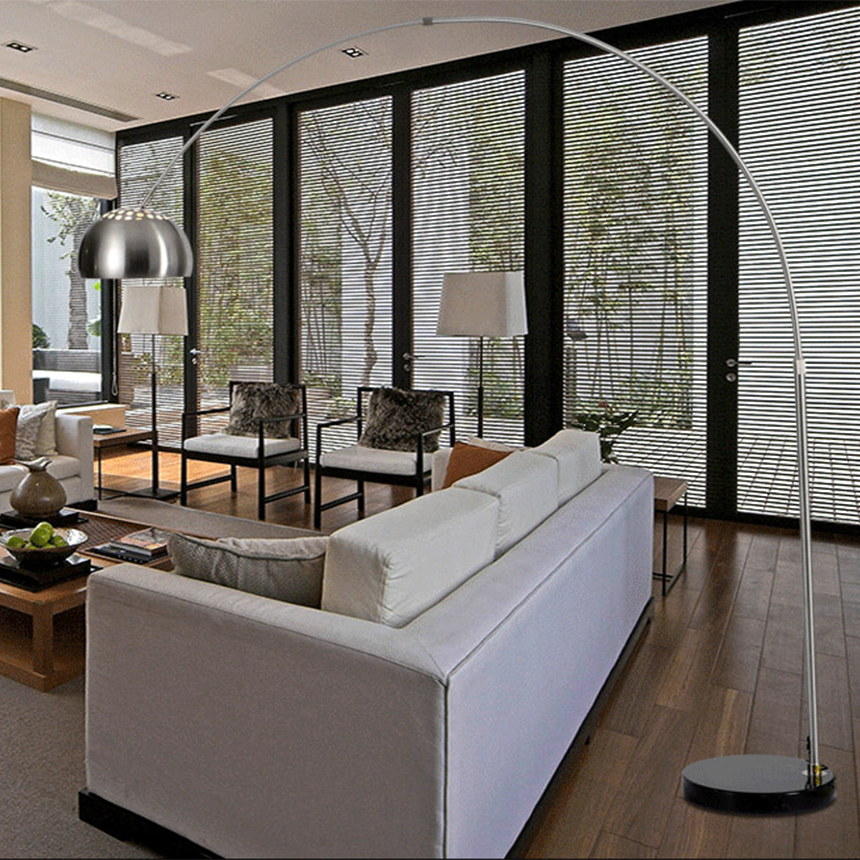 아르코 활 장스탠드 조명 원형 대리석 받침대 플로어 램프 Arco floor lamp S - 상세 이미지 2