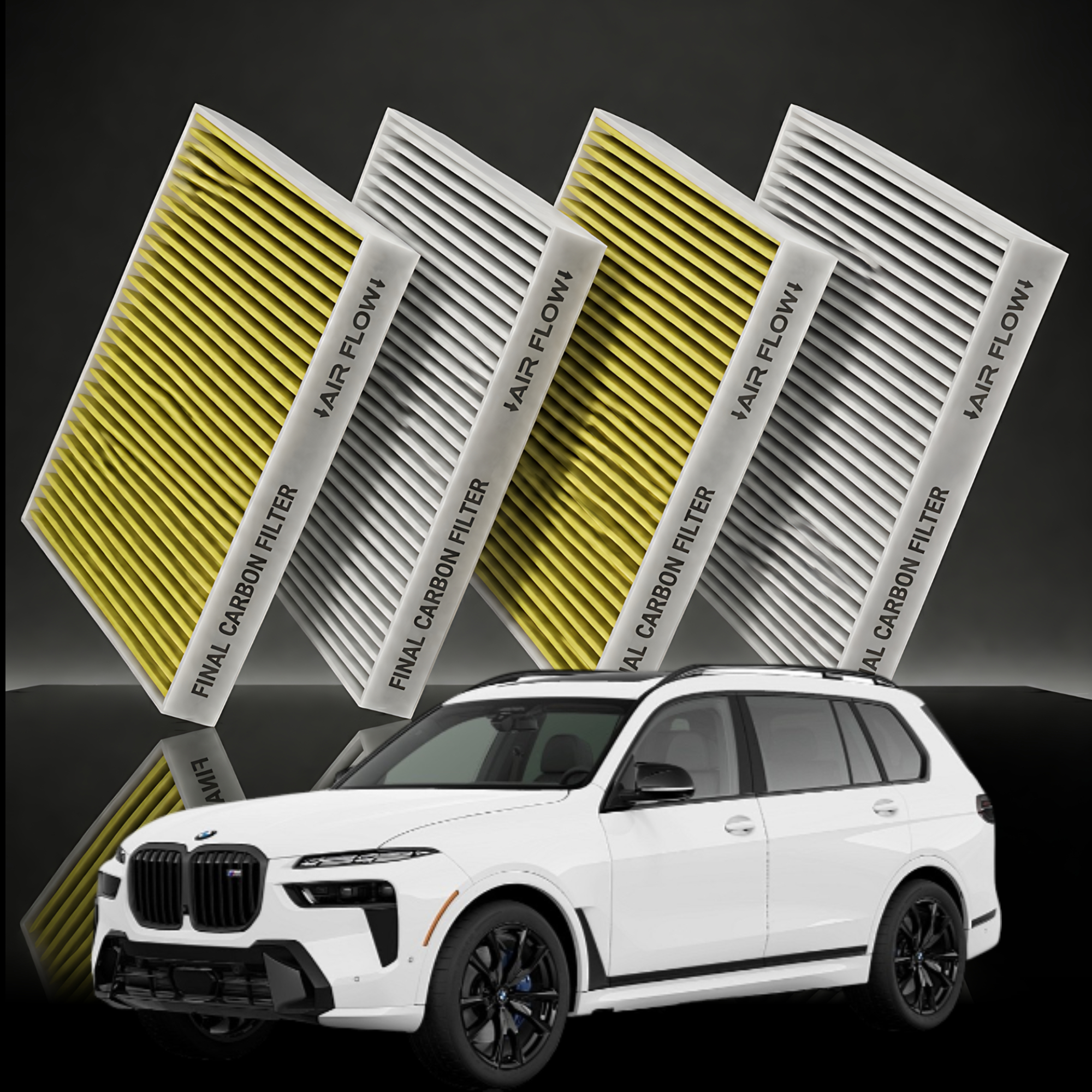 [호환] 1+1 파이널 BMW XM G09 에어컨필터 활성탄 냄새차단 제거 PM 0.3 - 상품 이미지