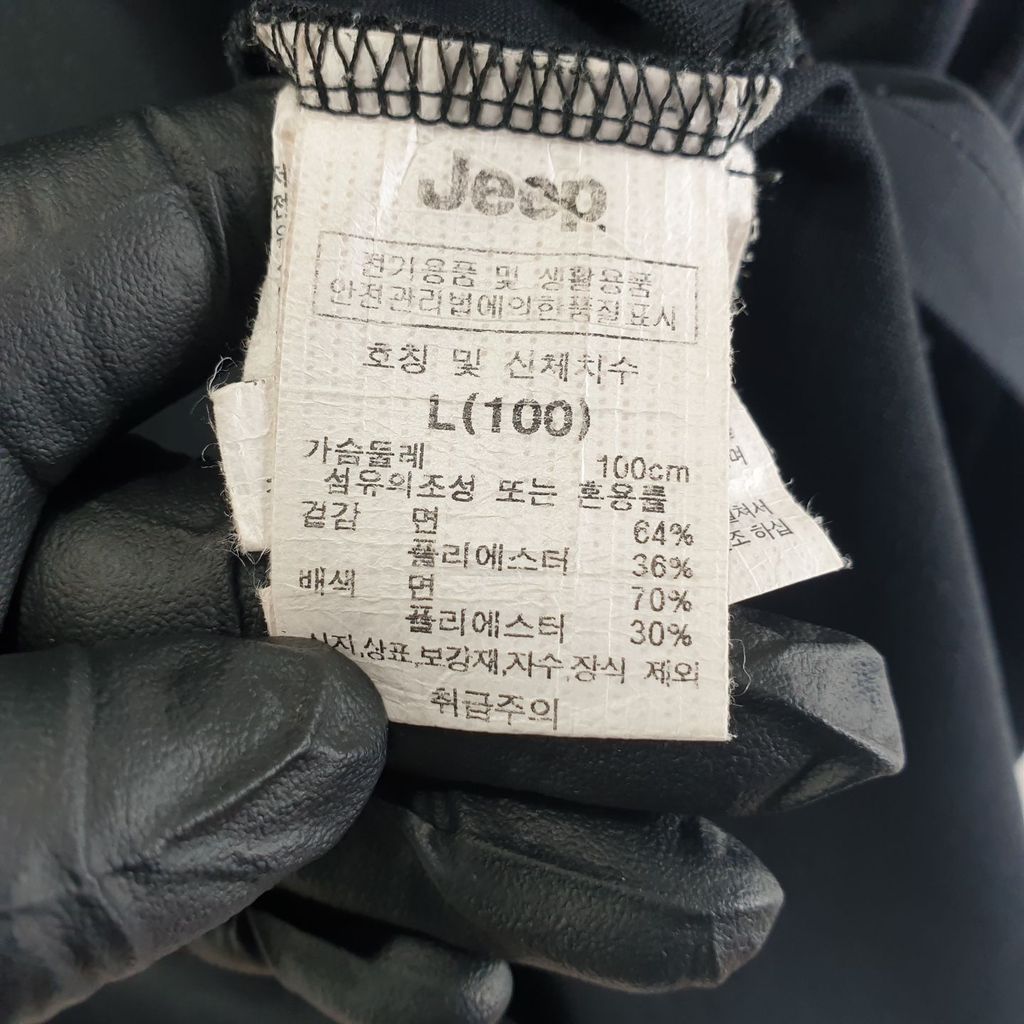 지프 블랙 남자 L 반팔티 O1607 이미지 8