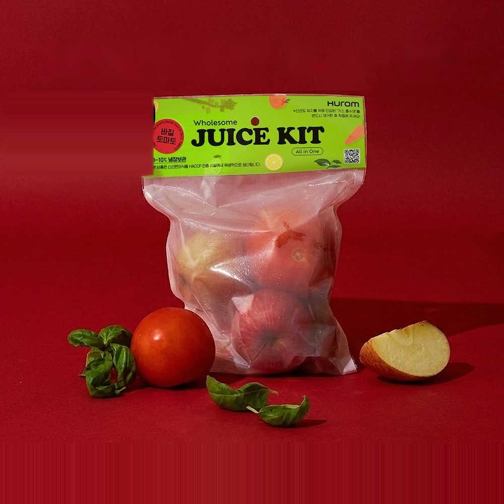과채로움 바질토마토 주스키트 바질 토마토 사과 비트 과채 100% 착즙 500g, 1개 - 상품 이미지