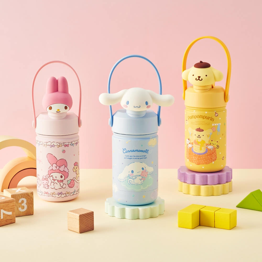 락앤락 락앤락 스쿨핏 산리오캐릭터즈 피규어 듀얼캡 텀블러 390ml
