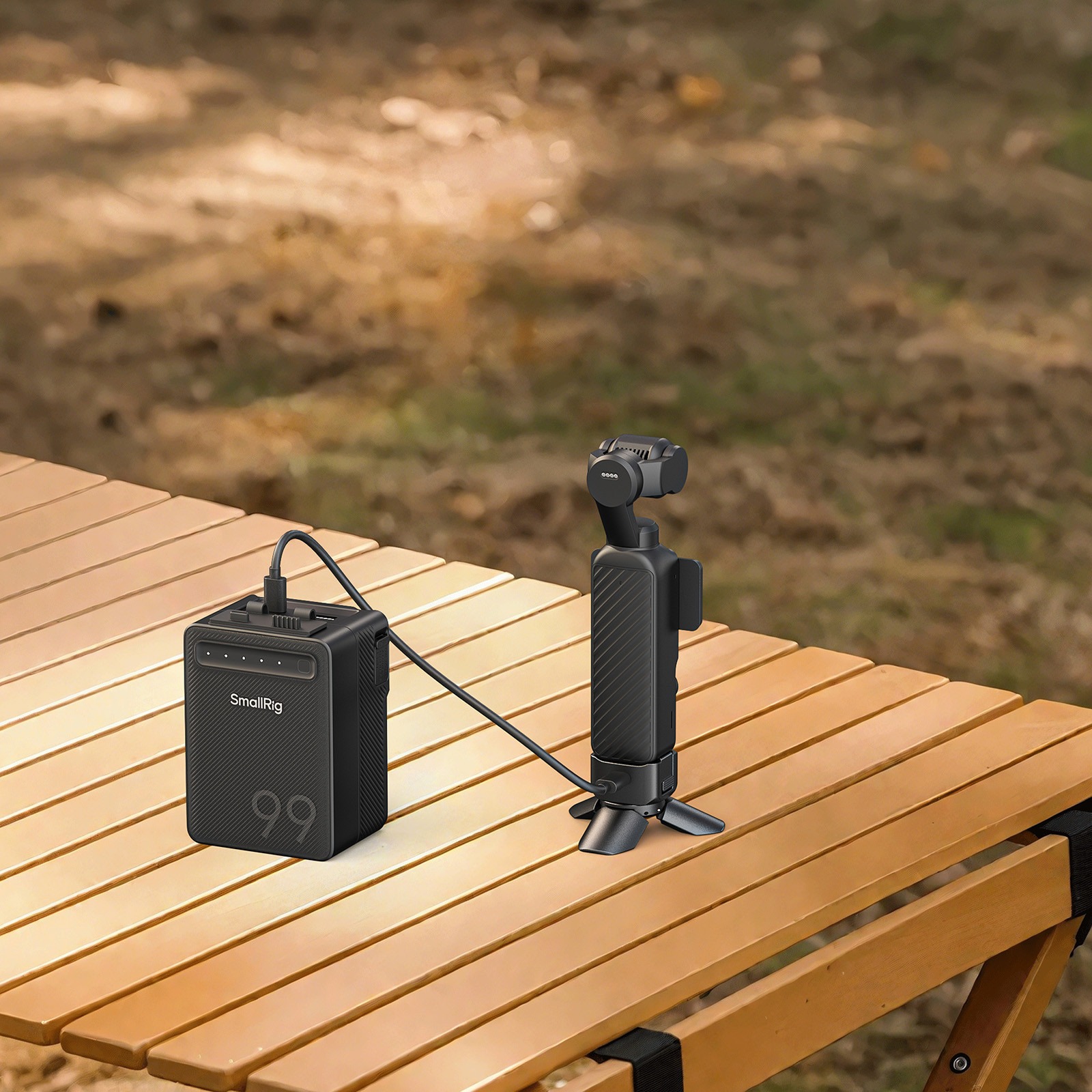 스몰리그 DJI 오즈모 포켓 4P/4/3용 USB-C 미니 데스크탑 퀵릴리즈 삼각대 6361 - 상세 이미지 5