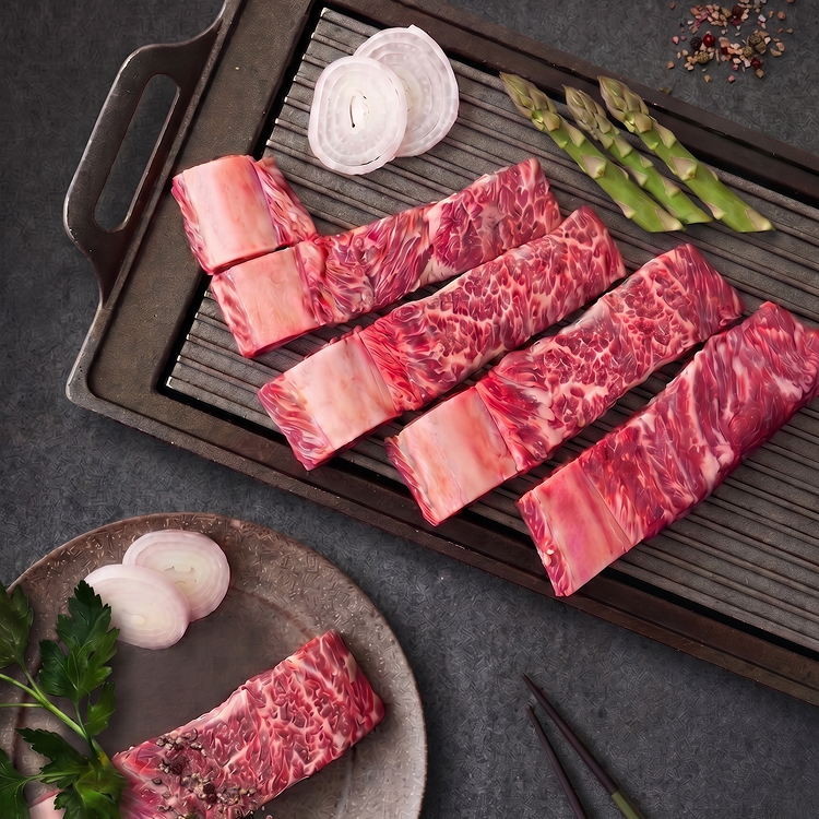 이음곳간 프리미엄 소 생갈비 6 7 8번 꽃갈비 포갈비 소갈비살 구이 550g, 1개 - 상품 이미지